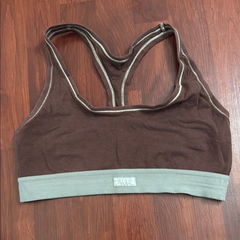 Brown and Gray Women's skims racer back Bra